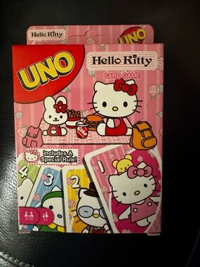 Hello Kitty Card Game - Pink Rose Design